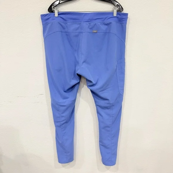 Figs Kade Cargo Scrub Pants Ceil Blue Women’s Size X-Large - Picture 4 of 5